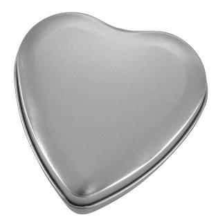 Cutie din metal in forma de inima, 8cm