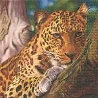 Servetel decorativ 'Leopard', 33cm