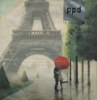 Servetel decorativ 'Paris romance', 25cm