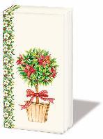 Batista decorativa 'Poinsettia tree', 10cm