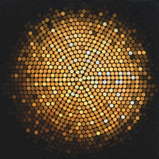 Servetel decorativ 'Spangle circle', 33cm