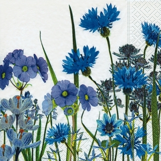 Servetel decorativ „Blue meadow”, 33cm