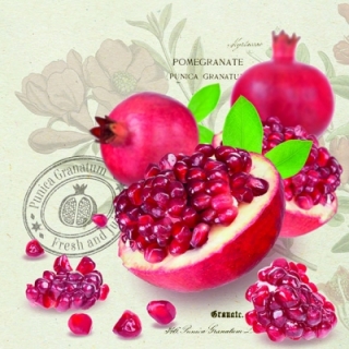 Servetel decorativ 'Pomegranate', 33cm