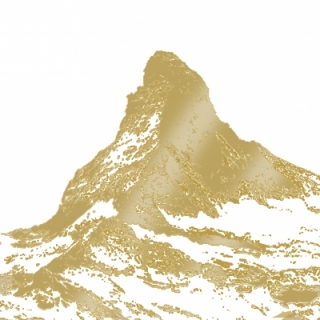 Servetel decorativ 'Matterhorn gold', 33cm