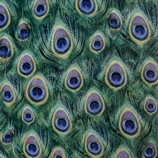 Servetel decorativ 'Peacock feathers', 33cm