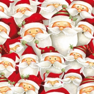 Servetel decorativ 'Funny Santa', 33cm