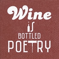 Servetel decorativ 'Bottled poetry', 25cm