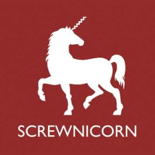 Servetel decorativ 'Screwnicorn', 25cm