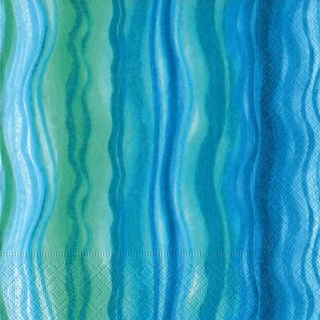 Servetel decorativ 'Blue waves', 25cm