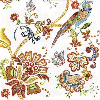 Servetel decorativ 'Rich embroidery', 33cm