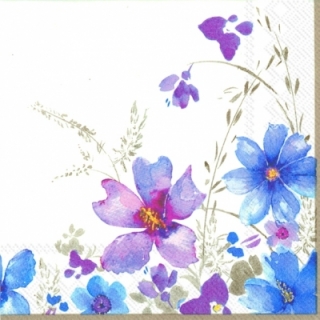 Servetel decorativ 'Mariefleur blue', 25cm