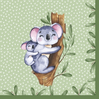 Servetel decorativ 'Koalas', 33cm