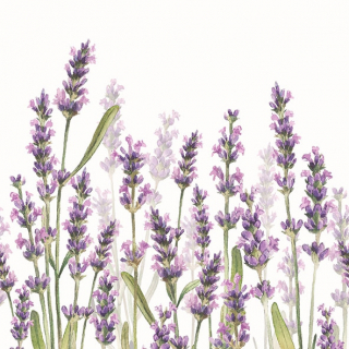 Servetel decorativ 'Lavender shades', 33cm