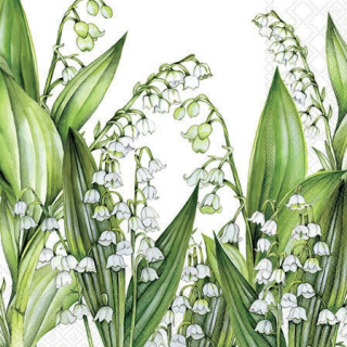 Servetel decorativ 'Sweet lily', 25cm