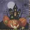 Servetel decorativ "Halloween haunting", 33cm