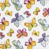 Folie autoadeziva cu fluturi multicolori, 45cm