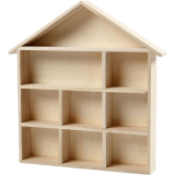 Casuta din lemn pentru miniaturi, 26*25cm