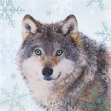 Servetel decorativ 'Wolf', 33cm