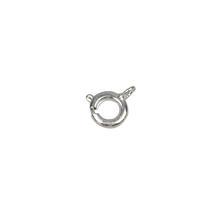 Set de 4 inchizatoare rotunde tip carabina, argintate, 7mm