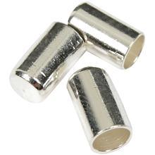 Set de 4piese de capat in forma de tub, argintate