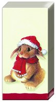 Batista decorativa 'Bobble hats cream', 10cm