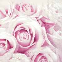 Servetel decorativ 'Festival light rose', 33cm