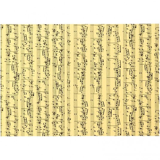 Carton imprimat cu partitura muzicala, 21*30cm