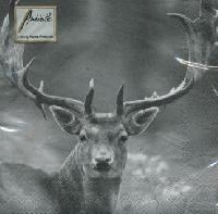 Servetel decorativ 'Deer face', 33cm