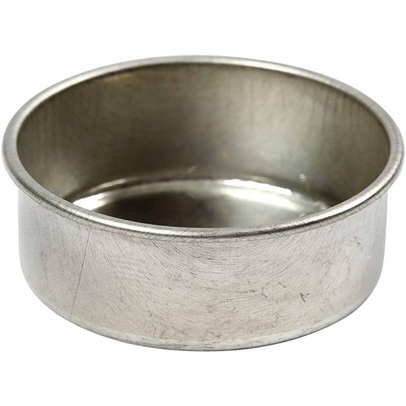 Insert din metal pentru lumanare pastila, 44mm