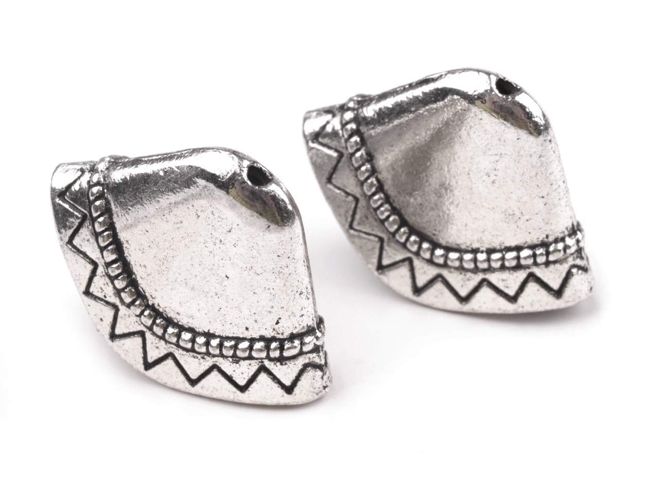 Piesa de capat din metal 'Mexico hat', 18*22mm