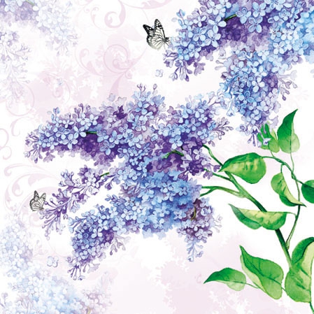 Servetel decorativ „Lilac”, 25cm
