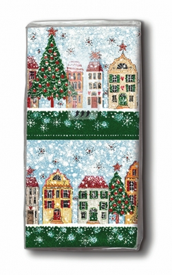 Batista decorativa 'Xmas town', 10cm