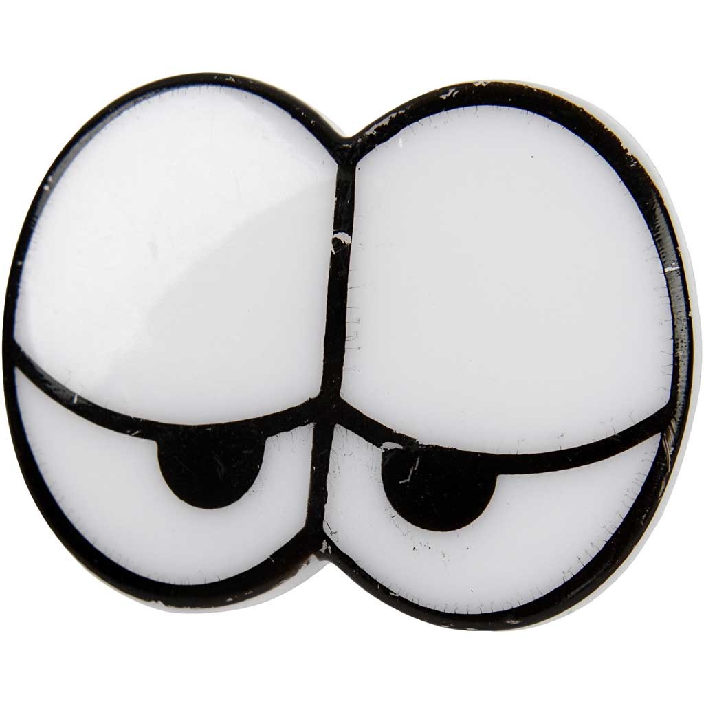 Ochi 'adormiti' din plastic, 28*37mm