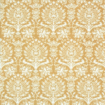 Servetel decorativ 'Royal damask gold', 33cm