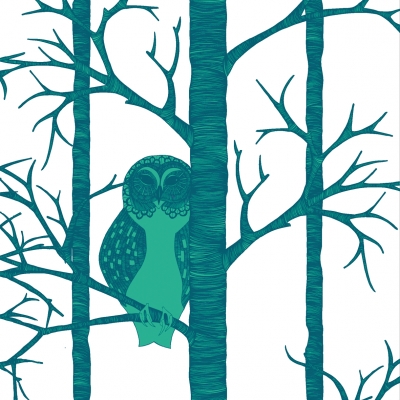 Servetel decorativ 'Owl opal', 33cm