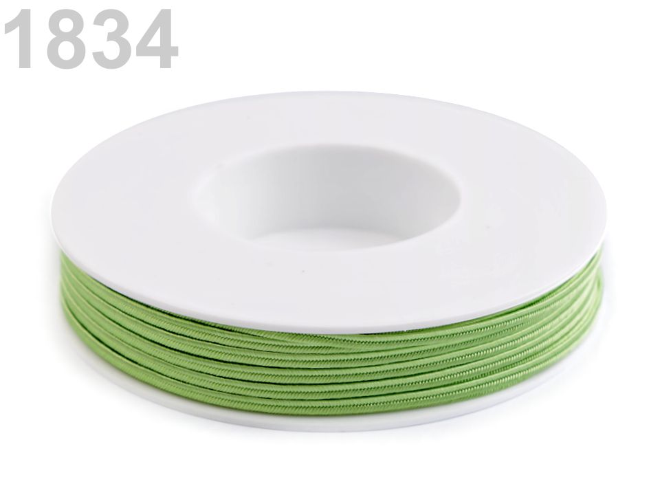 Snur suitas, cul.verde-deschis, 3mm