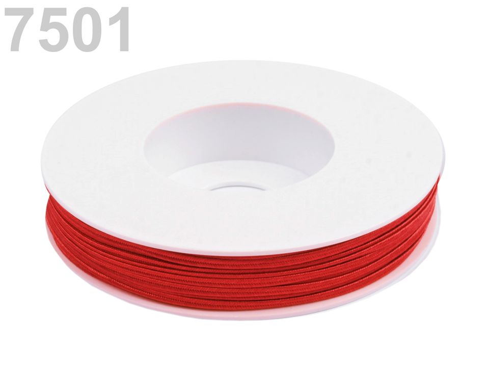 Snur suitas, cul.rosie, 3mm