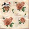 Servetel decorativ "Roses", 33cm