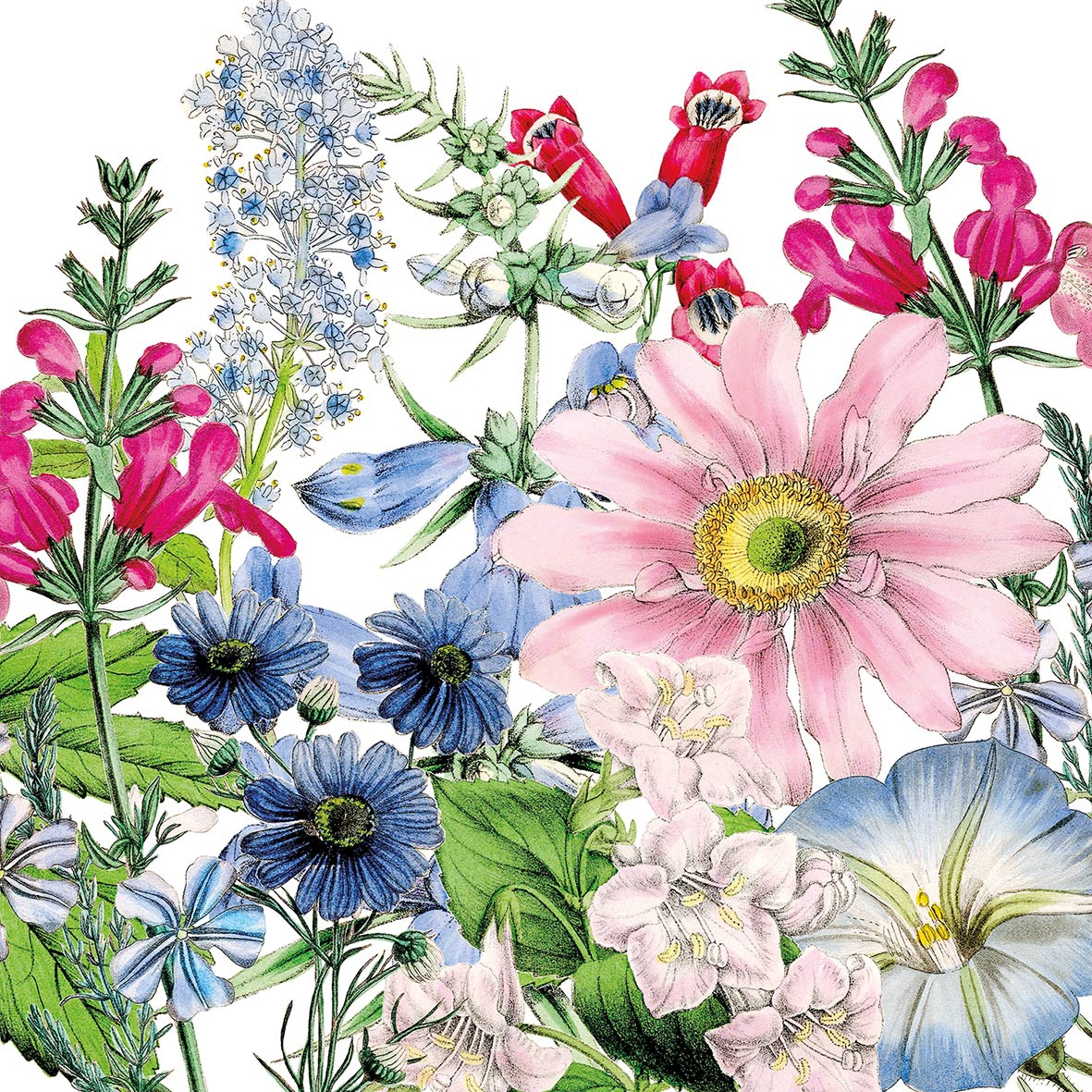 Servetel decorativ 'Floriculture', 33cm