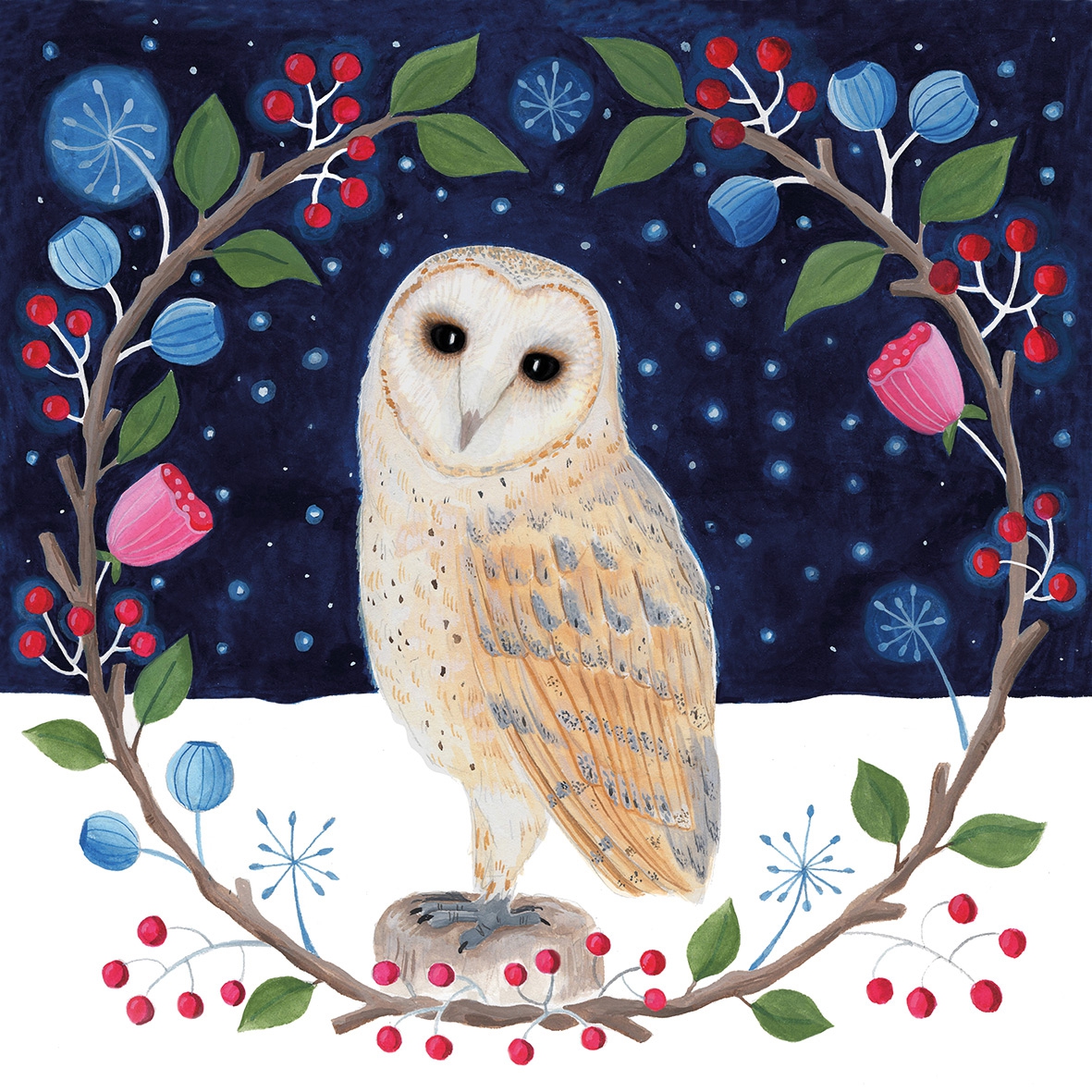 Servetel decorativ 'Hedwig', 33cm