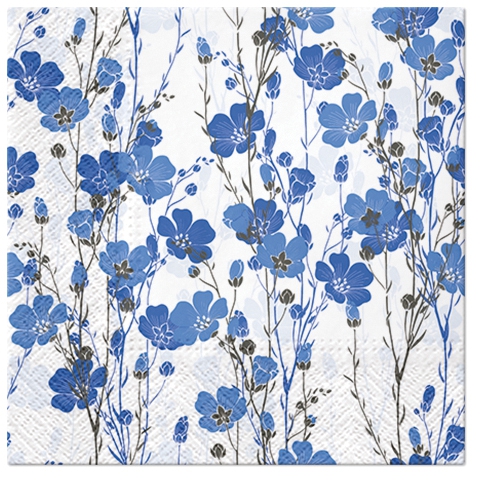 Servetel decorativ 'Flax plants', 33cm