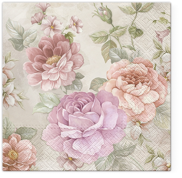 Servetel decorativ 'Memory of summer', 33cm