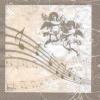 Servetel decorativ "Music of heaven", 33cm