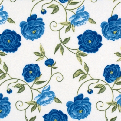 Servetel decorativ 'Peony blue', 25cm