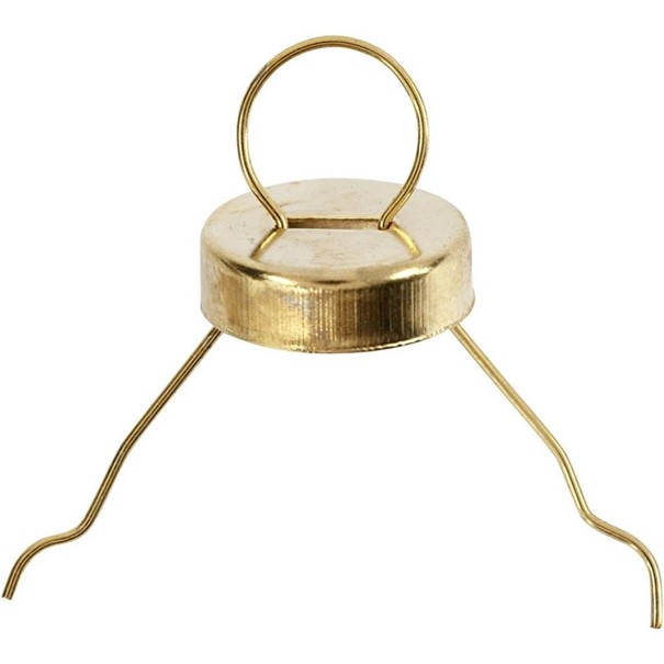 Agatatoare din metal, aurie, 30*13mm