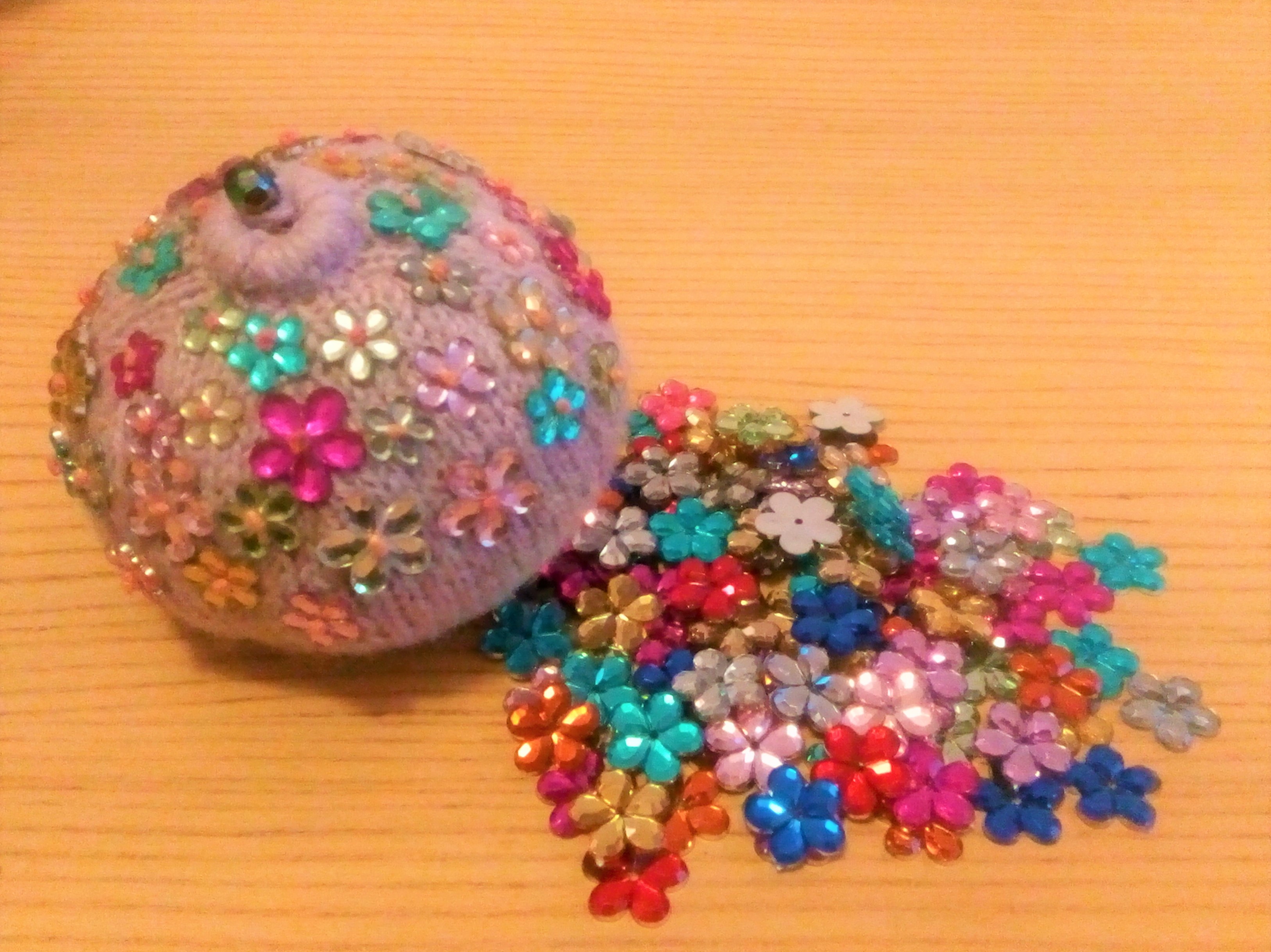 Set de 100 flori rhinestone, 15mm