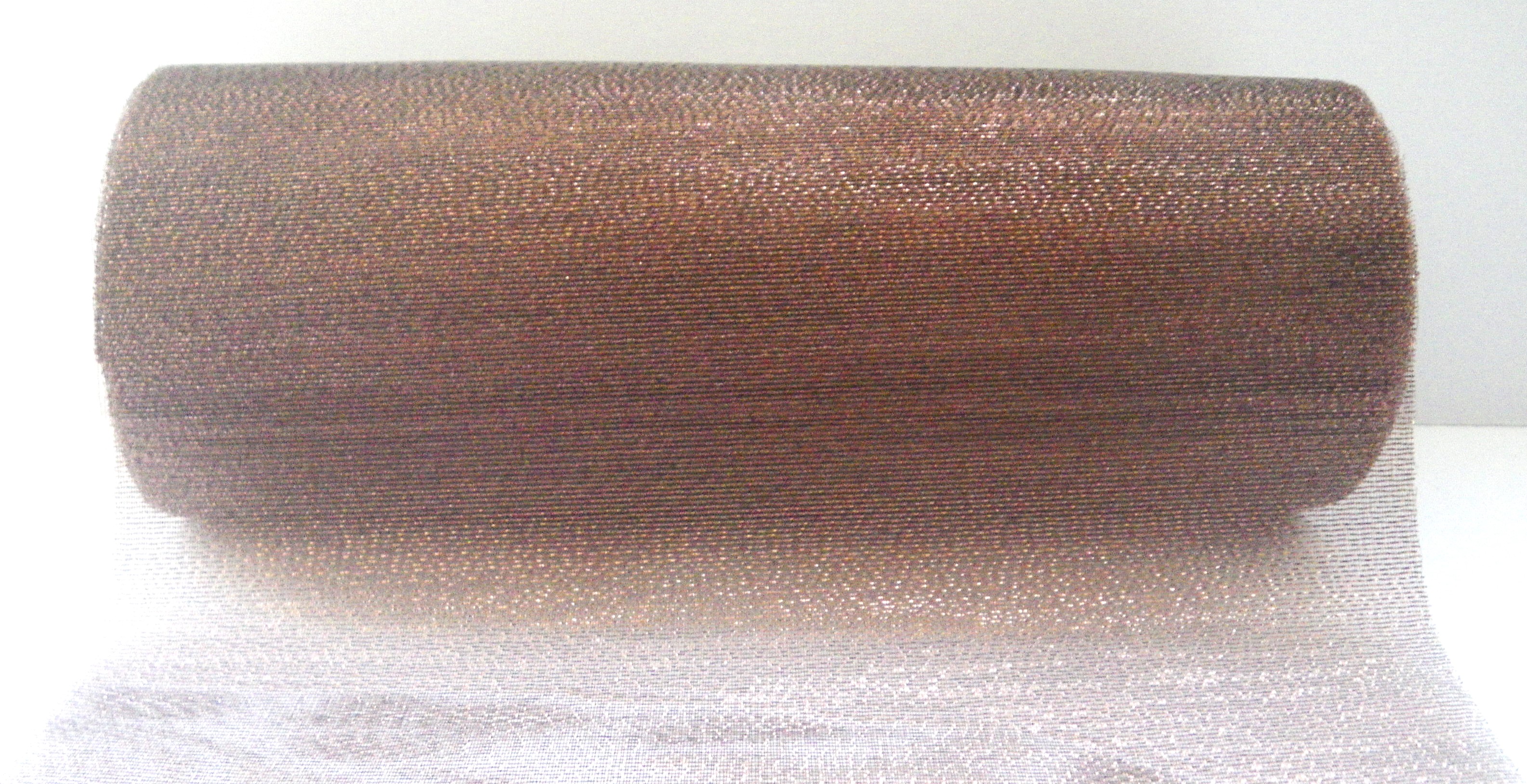 Panglica lurex maron, 15cm