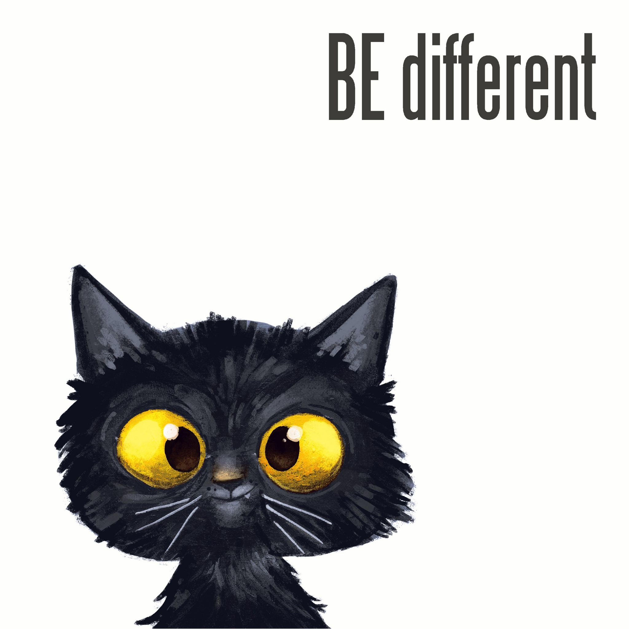 Servetel decorativ 'Be different', 33cm