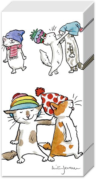 Batista decorativa 'Cats with hats', 33cm