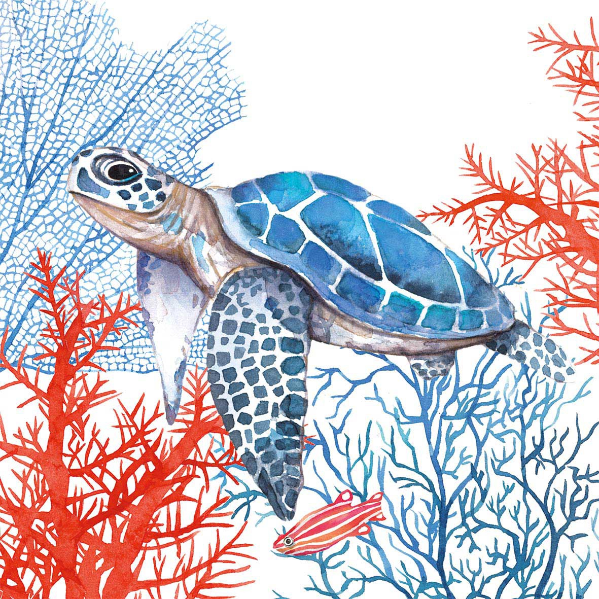 Servetel decorativ 'The turtle', 33cm